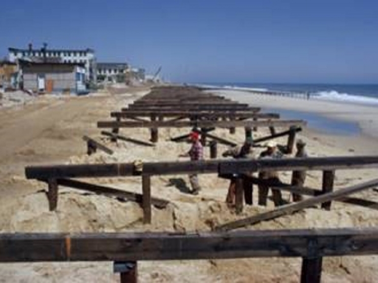 Join speaker Tony Pratt for "Storm of '62: 55 Years Later," on Friday, March 17, at 7:30pm at the Lewes Public Library at 111 Adams Avenue in Lewes.  Pictured is the Rehoboth Beach boardwalk in the process of being rebuilt after the storm.  For more information, call 302-645-7670 or visit www.HistoricLewes.org.